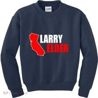 Larry Elder Republican Governor California Kids Sweatshirt thumb 0