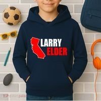 Larry Elder Republican Governor California Kids Hoodie thumb 2