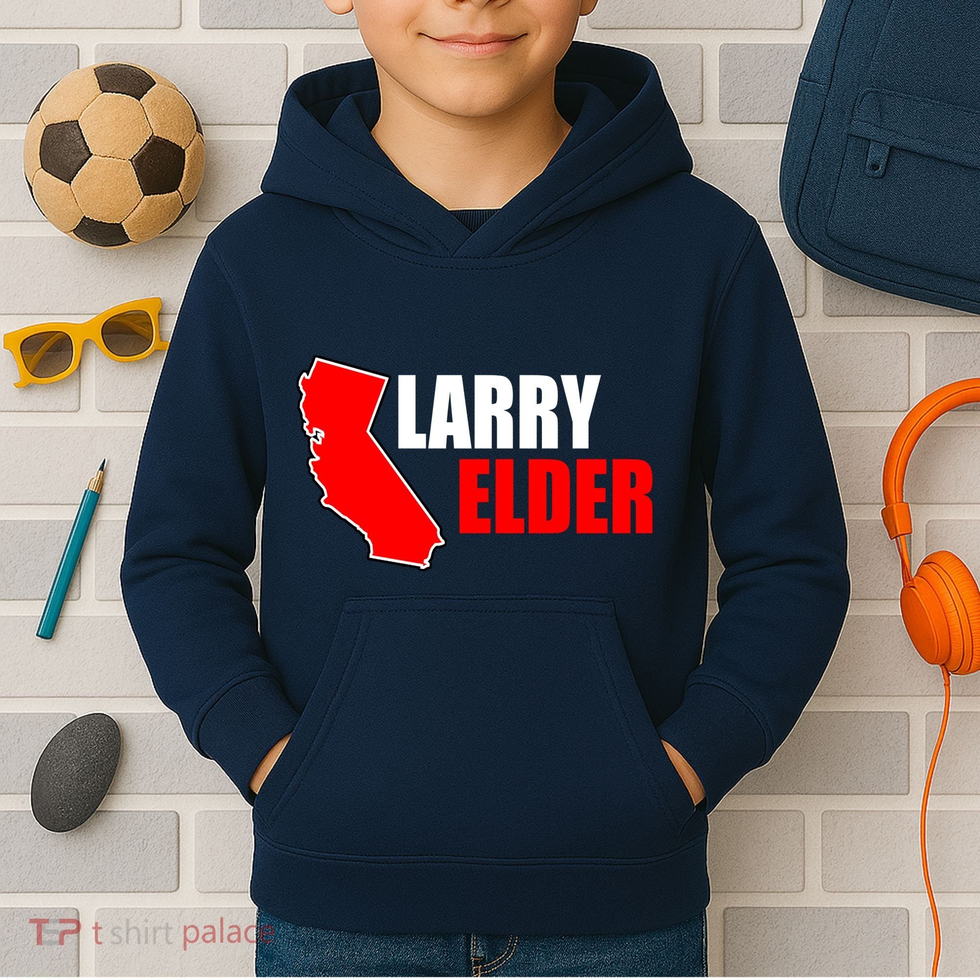 Larry Elder Republican Governor California Kids Hoodie