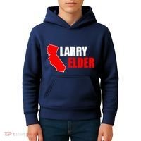 Larry Elder Republican Governor California Kids Hoodie thumb 4