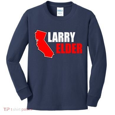 Larry Elder Republican Governor California Kids Long Sleeve Shirt