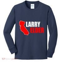 Larry Elder Republican Governor California Kids Long Sleeve Shirt thumb 0