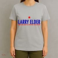Larry Elder We've Got A State To Save T-Shirt thumb 4