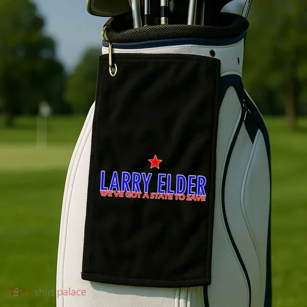 Larry Elder We've Got A State To Save Golf Towel