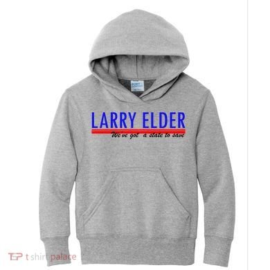 Larry Elder We've Got A State To Save Pro Republican Kids Hoodie