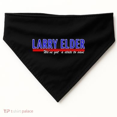 Larry Elder We've Got A State To Save Pro Republican USA-Made Doggie Bandana