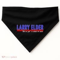 Larry Elder We've Got A State To Save Pro Republican USA-Made Doggie Bandana thumb 0