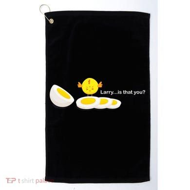 Larry The Egg Golf Towel