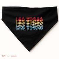 Las Vegas Classic Retro Logo USA-Made Doggie Bandana thumb 0