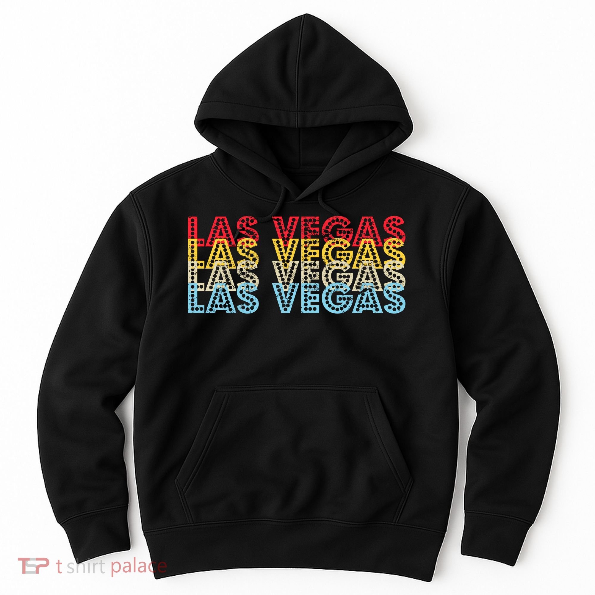 Las Vegas Classic Retro Logo Hoodie