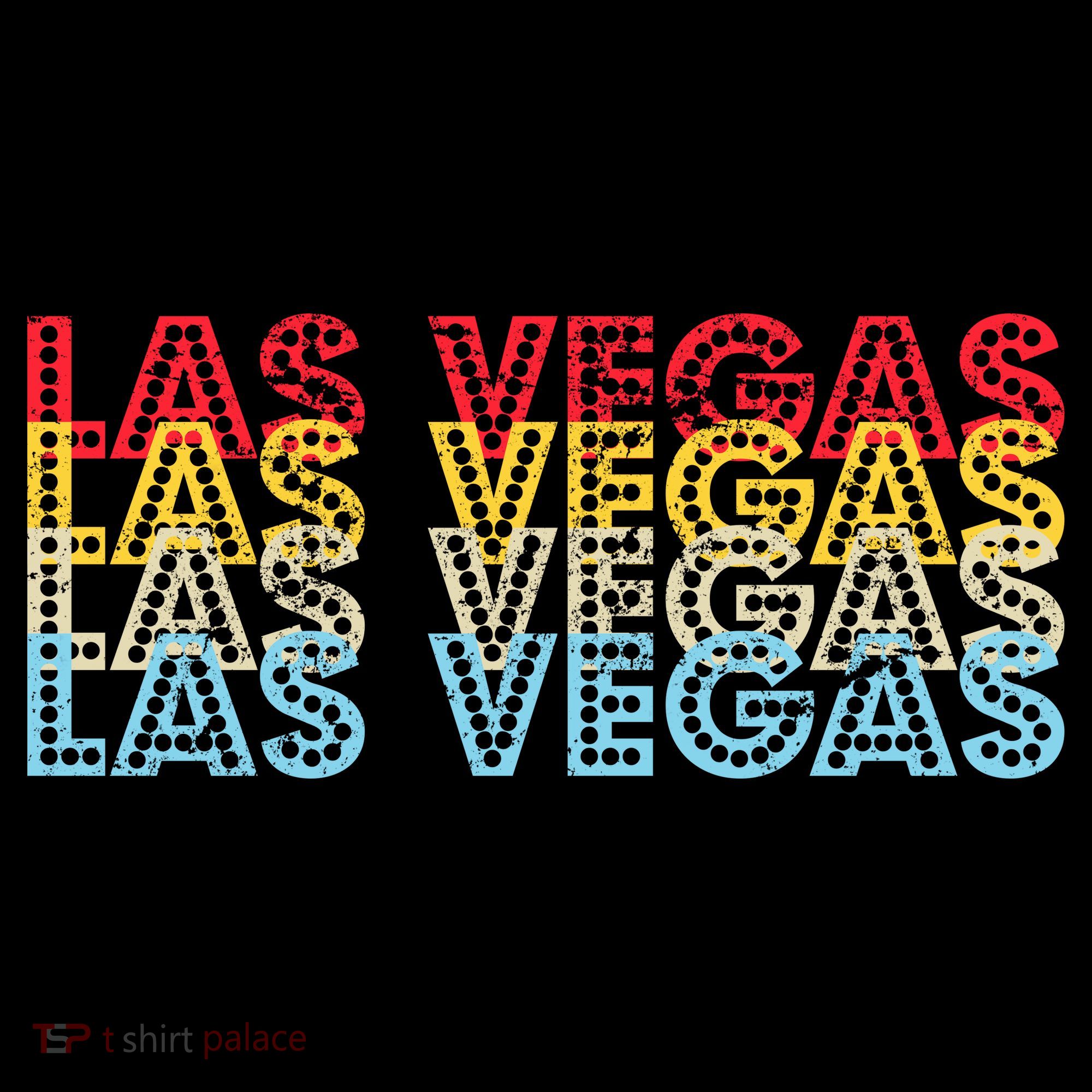 Las Vegas Classic Retro Logo Button
