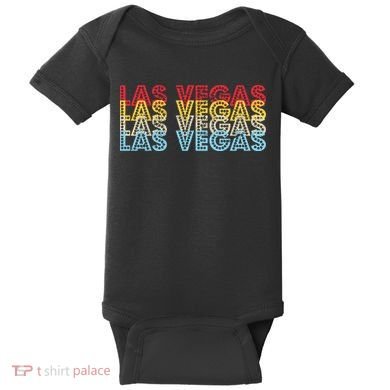 Las Vegas Classic Retro Logo Baby Bodysuit