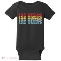 Las Vegas Classic Retro Logo Baby Bodysuit thumb 0