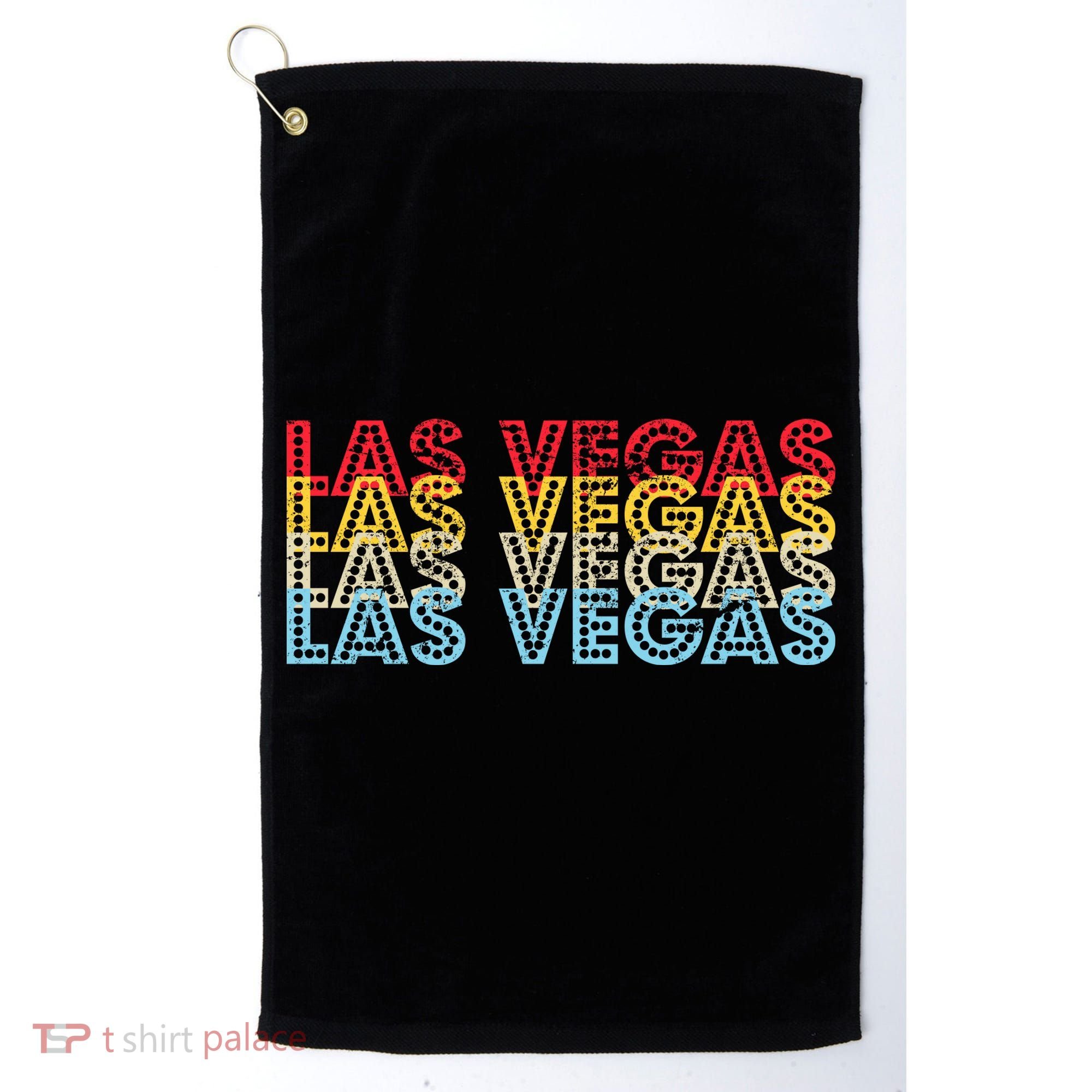 Las Vegas Classic Retro Logo Golf Towel