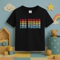 Las Vegas Classic Retro Logo Toddler T-Shirt thumb 3