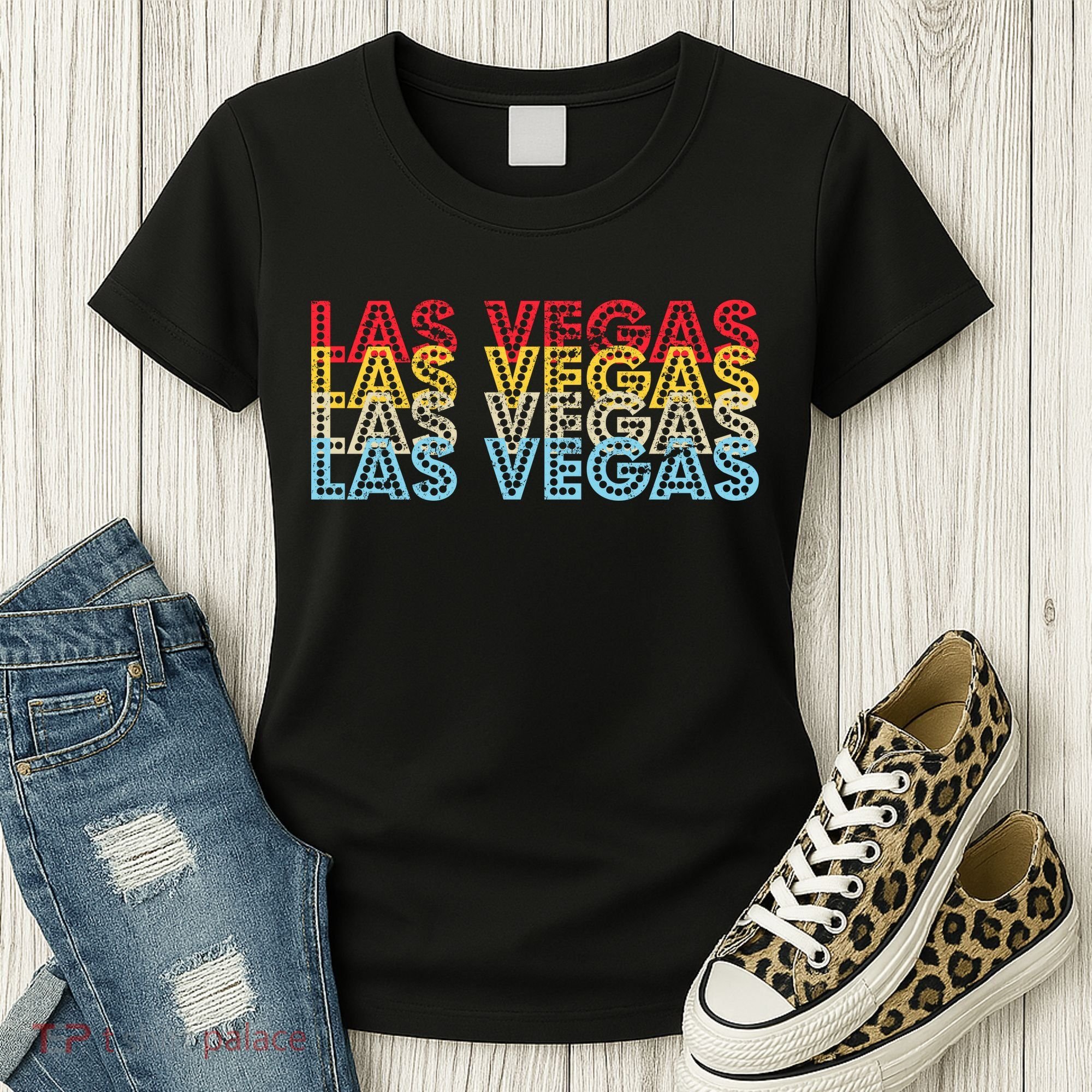 Las Vegas Classic Retro Logo Women's T-Shirt