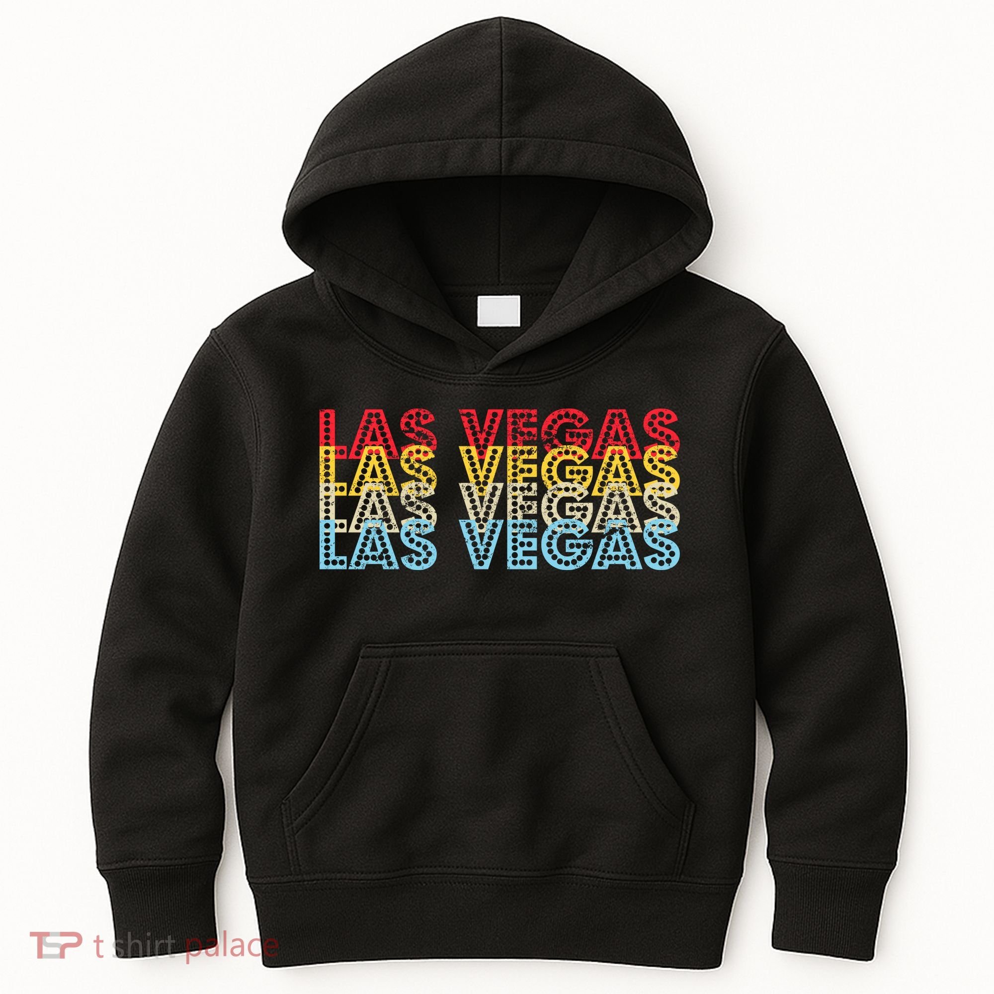 Las Vegas Classic Retro Logo Kids Hoodie