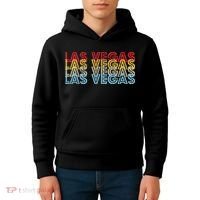 Las Vegas Classic Retro Logo Kids Hoodie thumb 4