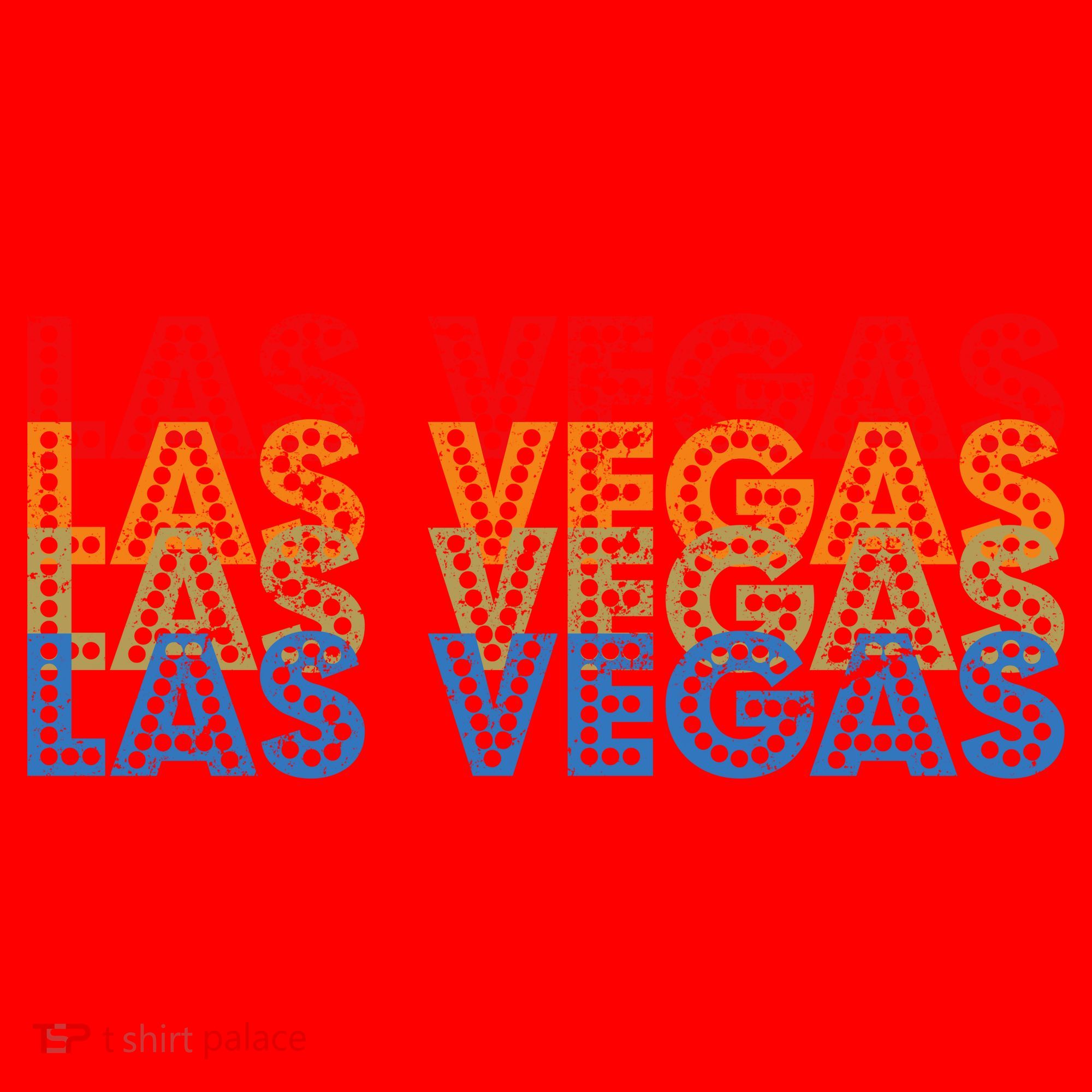 Las Vegas Classic Retro Logo Santa Hat
