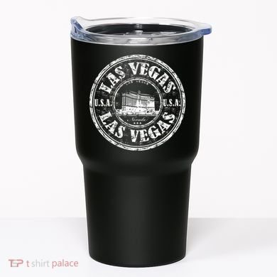 Las Vegas Distressed Circle Tumbler