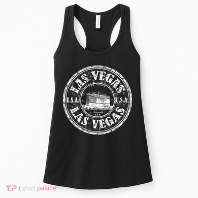Las Vegas Distressed Circle Women's Tank Top