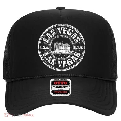 Las Vegas Distressed Circle Hat