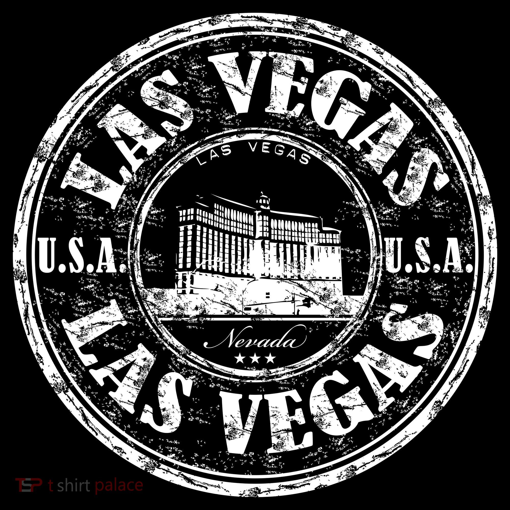 Las Vegas Distressed Circle Toddler Hoodie