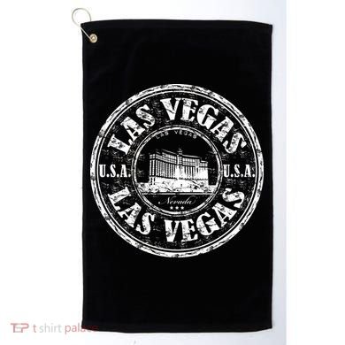Las Vegas Distressed Circle Golf Towel