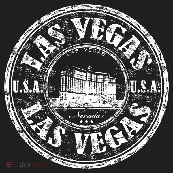Las Vegas Distressed Circle Golf Towel