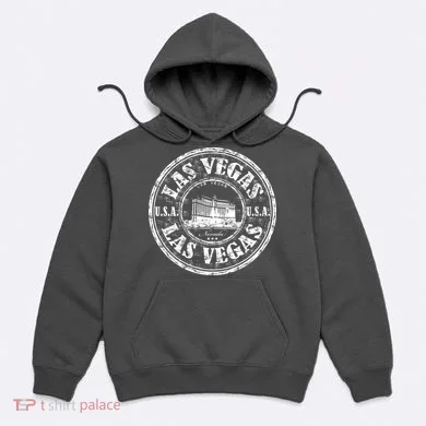 Las Vegas Distressed Circle Hoodie