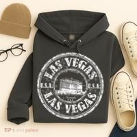 Las Vegas Distressed Circle Hoodie thumb 4