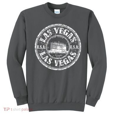 Las Vegas Distressed Circle Sweatshirt