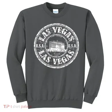 Las Vegas Distressed Circle Sweatshirt