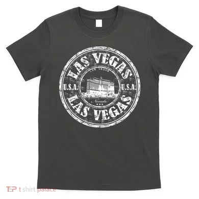 Las Vegas Distressed Circle T-Shirt