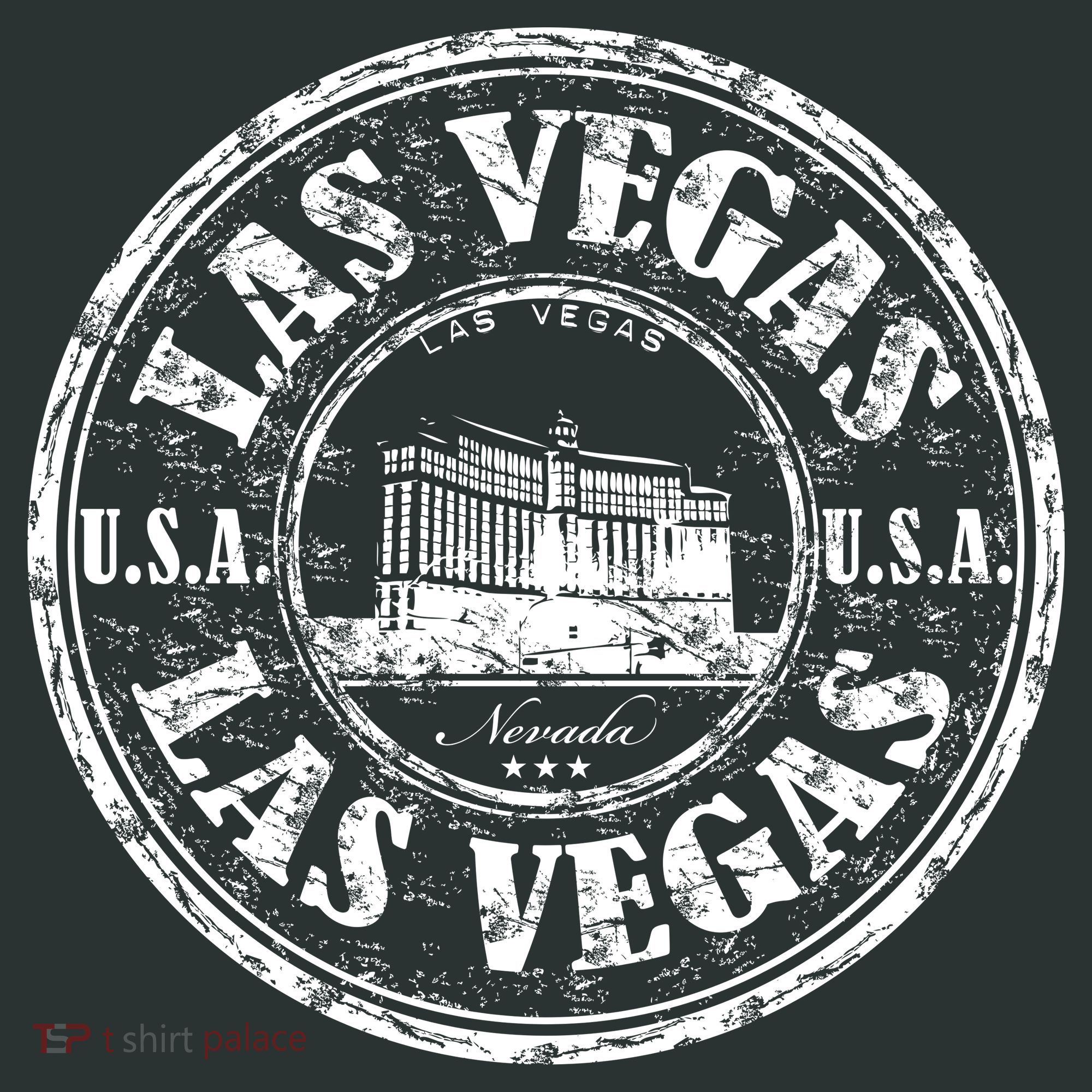 Las Vegas Distressed Circle Pajama Set