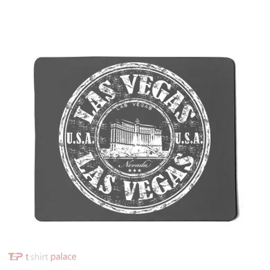 Las Vegas Distressed Circle Mousepad