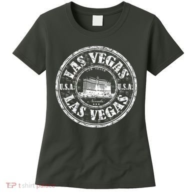 Las Vegas Distressed Circle Women's T-Shirt