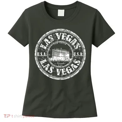 Las Vegas Distressed Circle Women's T-Shirt