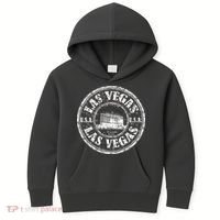 Las Vegas Distressed Circle Kids Hoodie thumb 0