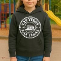Las Vegas Distressed Circle Kids Hoodie thumb 3