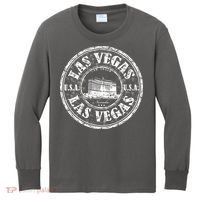 Las Vegas Distressed Circle Kids Long Sleeve Shirt thumb 0