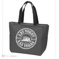 Las Vegas Distressed Circle Tote Bag thumb 3