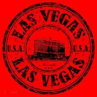 Las Vegas Distressed Circle Santa Hat thumb 1
