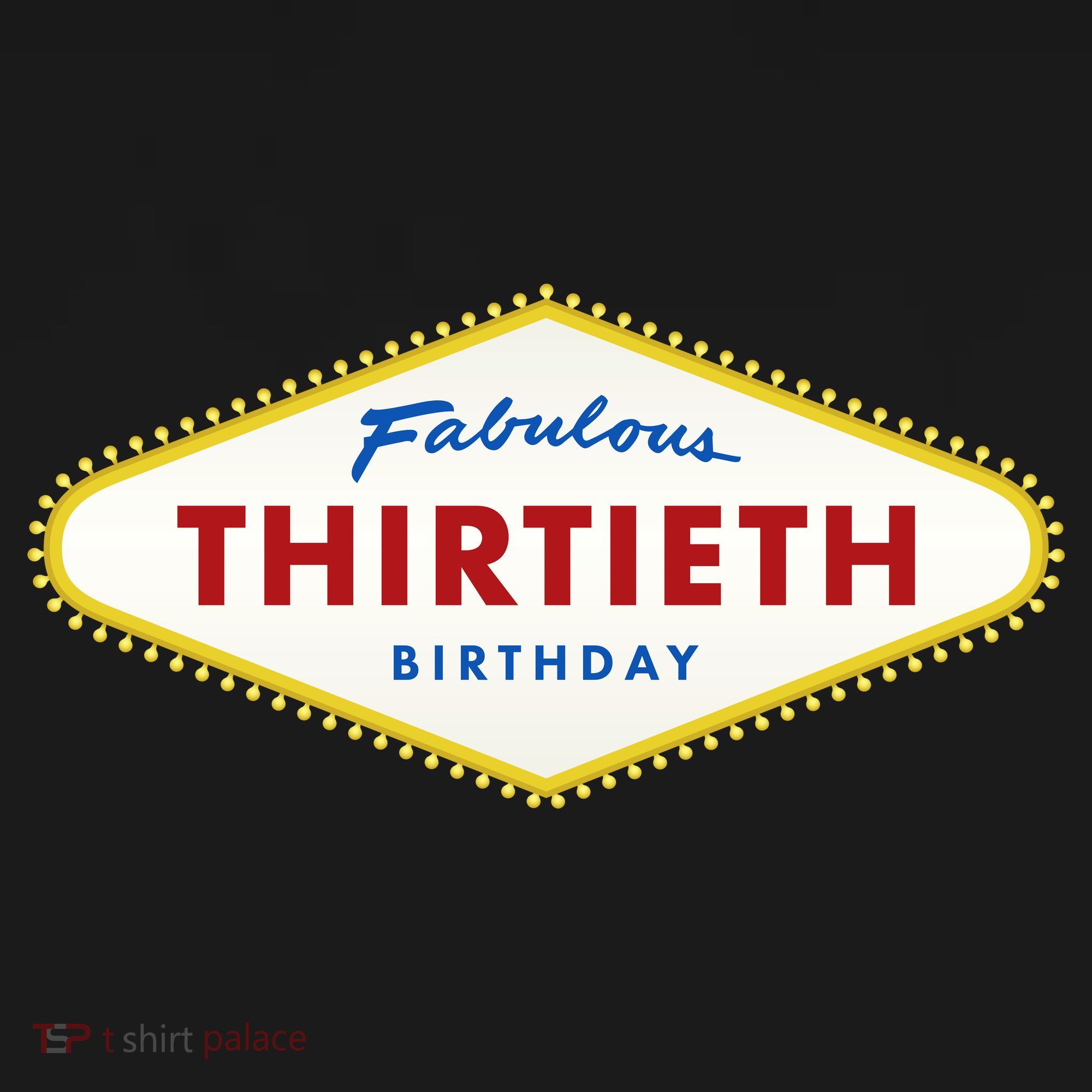 Las Vegas Fabulous Thirtieth Birthday Backpack