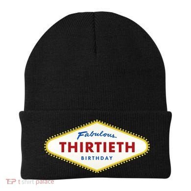 Las Vegas Fabulous Thirtieth Birthday Beanie
