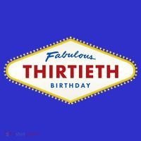 Las Vegas Fabulous Thirtieth Birthday Mousepad thumb 1