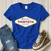 Las Vegas Fabulous Thirtieth Birthday Women's T-Shirt thumb 3