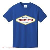 Las Vegas Fabulous Thirtieth Birthday Kids T-Shirt thumb 0