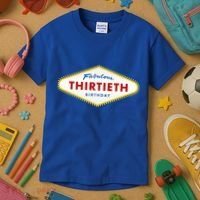 Las Vegas Fabulous Thirtieth Birthday Kids T-Shirt thumb 3