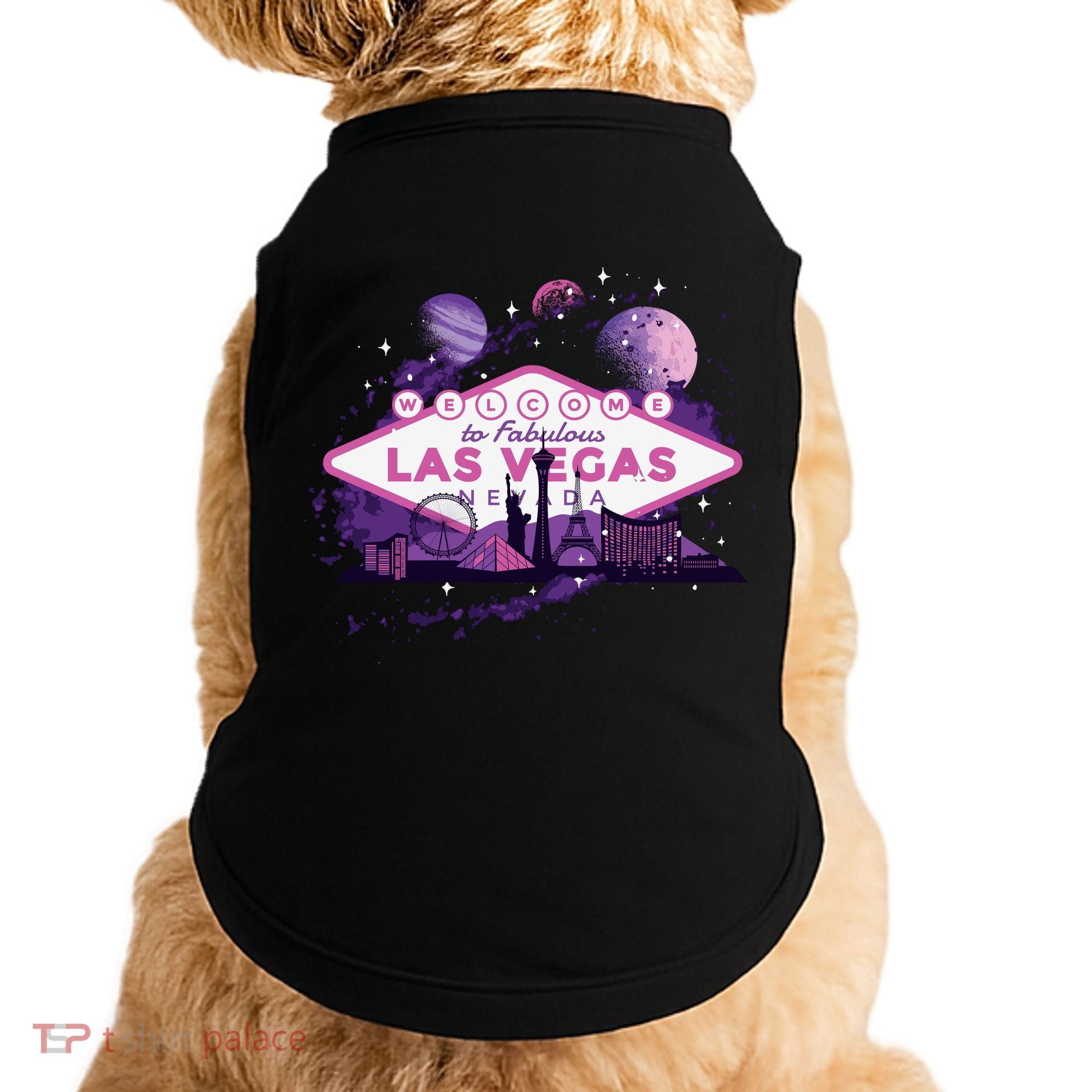 Las Vegas Galaxy Skyline Doggie Tank